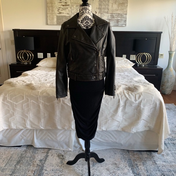Jessica Simpson faux leather jacket - Picture 2 of 3